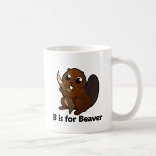 Mug B est pour le castor