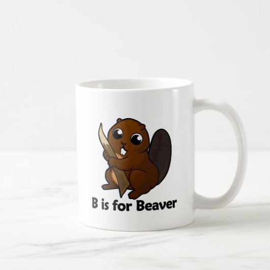 Mug B est pour le castor (Droite)
