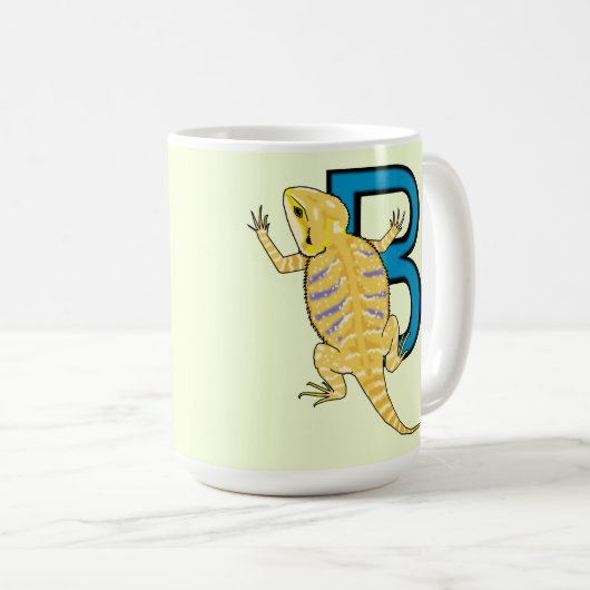 Mug B est pour le dragon barbu (Devant droit)