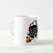 Mug B est pour le gardien d'oiseaux (Devant gauche)