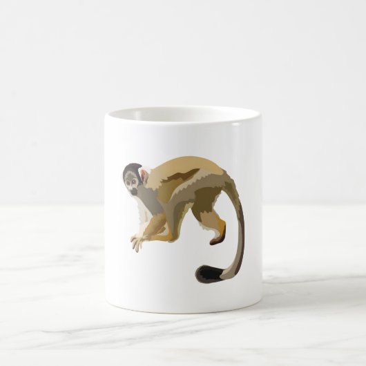 Mug B est pour le singe écureuil noir (Centre)