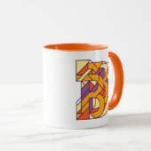 Mug B géométrique (Devant droit)