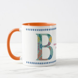 Mug B Musique de monogramme