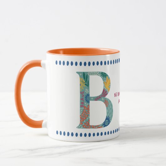 Mug B Musique de monogramme (Gauche)