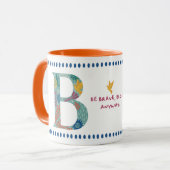 Mug B Musique de monogramme (Devant gauche)