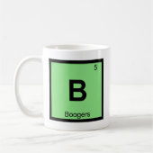 Mug B - Symbole de la table périodique des Boogers Chi (Gauche)