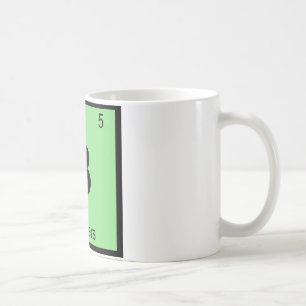 Mug B - Symbole du tableau périodique de la chimie des