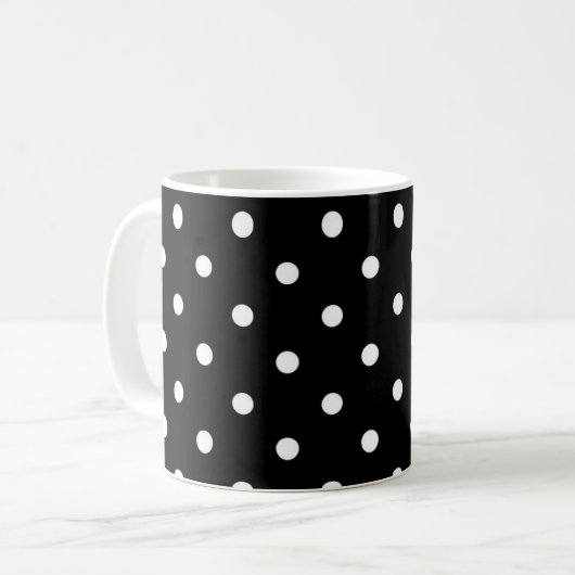 Mug B&W À petits pois (Devant gauche)