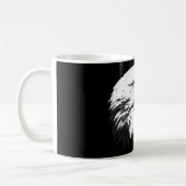 Mug B&W American Bald Eagle (Gauche)