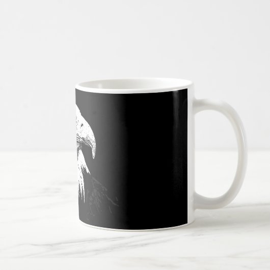 Mug B&W American Bald Eagle (Droite)