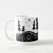 Mug b&w arbres de Noël (Gauche)