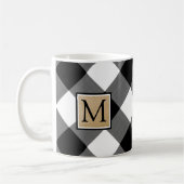 Mug B&W Buffalo Check Monogramme (Gauche)