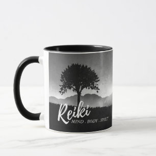 Mug B&W Natural Reiki Master Yoga moniteur de médiatio