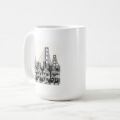 Mug B&W San Francisco la Californie (Devant gauche)