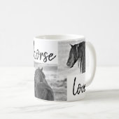 Mug B&W Wild Horse Lover (Devant droit)