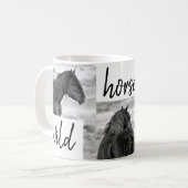 Mug B&W Wild Horse Lover (Devant gauche)