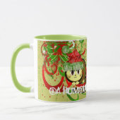 Mug Ba Humbug Kitty Cat Grunge Noël (Gauche)
