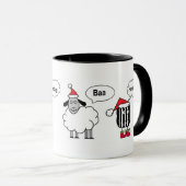 Mug Baa Humbug Drôle Festival Cartoon (Devant droit)