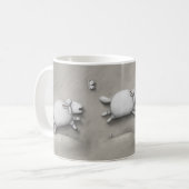 Mug Baa Relief Galloping Sheep (Devant gauche)