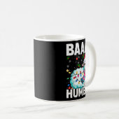 Mug Baaah Humbug Sheep Xmas Lights Funny Anti Christma (Devant droit)