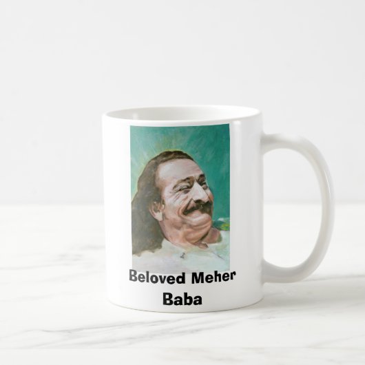 Mug Baba de Meher joyeux, baba aimé de Meher (Droite)