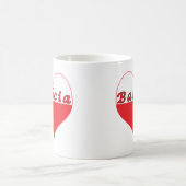 Mug Babcia Coeur polonais (Centre)