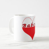 Mug Babciu Coeur polonais (Devant gauche)