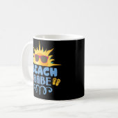 Mug Babe de plage d'été (Devant gauche)