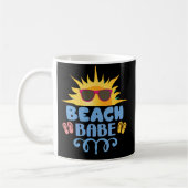Mug Babe de plage d'été (Gauche)