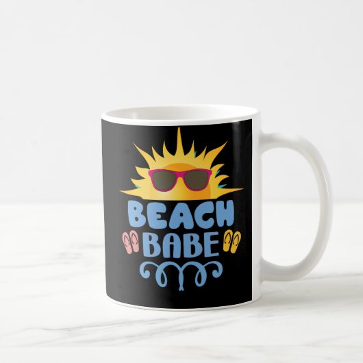 Mug Babe de plage d'été (Droite)