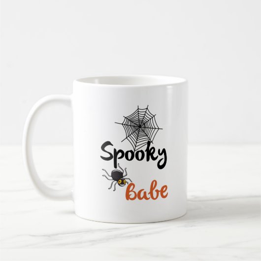 Mug Babe éffrayante - Jolie conception Halloween (Gauche)
