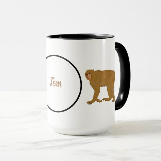 Mug Baboon Monkey (Devant droit)