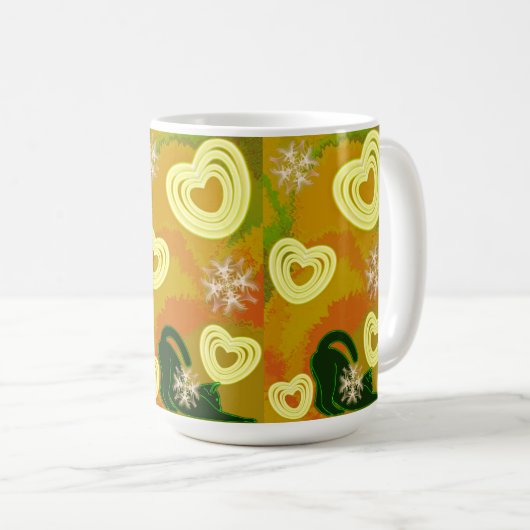 Mug Baby Bib amour inconditionnel y (Devant droit)