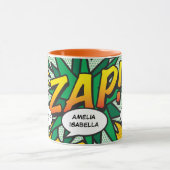 Mug Baby Birth Stats Comic Book Pop Art Keepsaké (Centre)