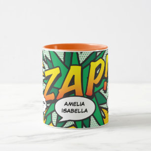 Mug Baby Birth Stats Comic Book Pop Art Keepsaké