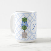 Mug Baby Blue Chinoiserie Ginger Jar Jars Topiary (Devant gauche)