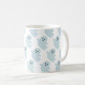 Mug Baby Blue Ghost Halloween Éffrayant mignonne (Devant droit)