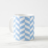 Mug Baby Blue Herringbone (Devant gauche)