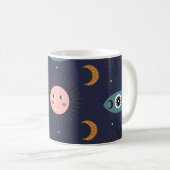 Mug Baby boho, hippie motif chic. (Devant droit)