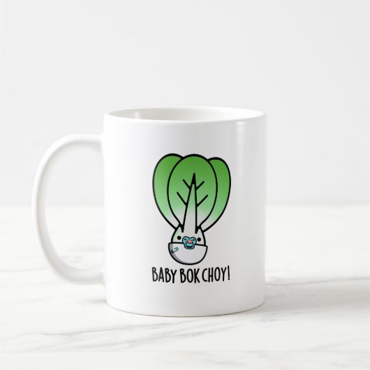 Mug Baby Bok Choy Funny Veggie Pun (Gauche)