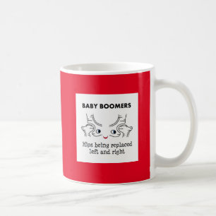 Mug Baby boomers - hanches étant remplacées à gauch