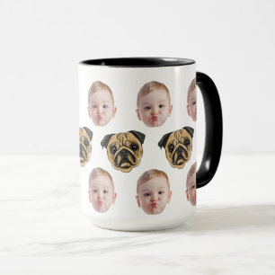 Mug Baby Chien Mari drôle pour grands-parents Annivers