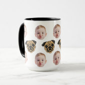 Mug Baby Chien Mari drôle pour grands-parents Annivers (Devant gauche)