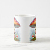 Mug Baby Chimpanzé Sous Parapluie De Champignons (Centre)