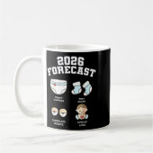 Mug Baby Coming Soon 2026 Forecast Baby Shower Funny N (Gauche)