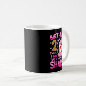 Mug Baby Cute Shark 2e anniversaire garçon fille 2 an (Devant droit)
