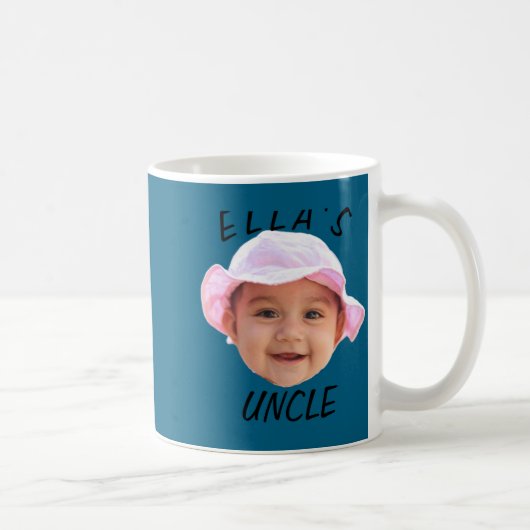 Mug Baby Face Photo Text New Uncle  (Droite)