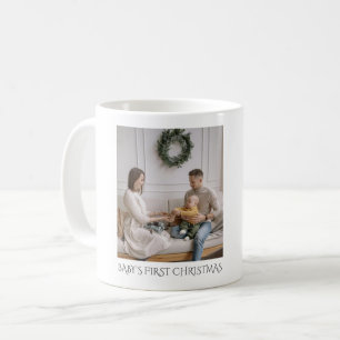 Mug Baby First Christmas Family Photo Keepsaké