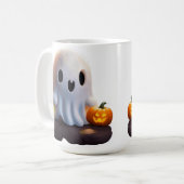 Mug Baby Ghost Déplaisant mignon caractère Halloween (Devant gauche)