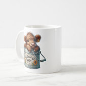 Mug Baby Highland Cow Sunflower Farm (Devant gauche)